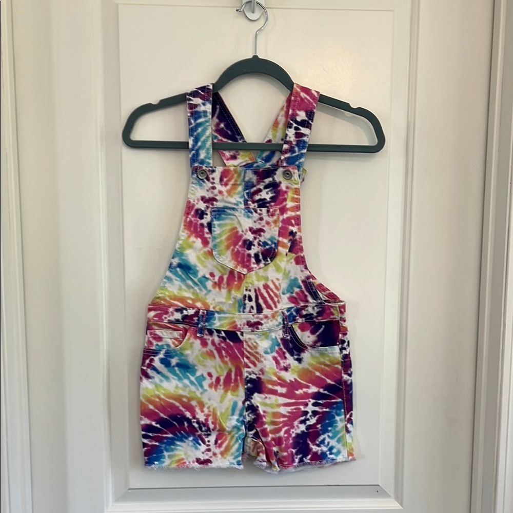 Children Place tie dye cotton overalls size 10
